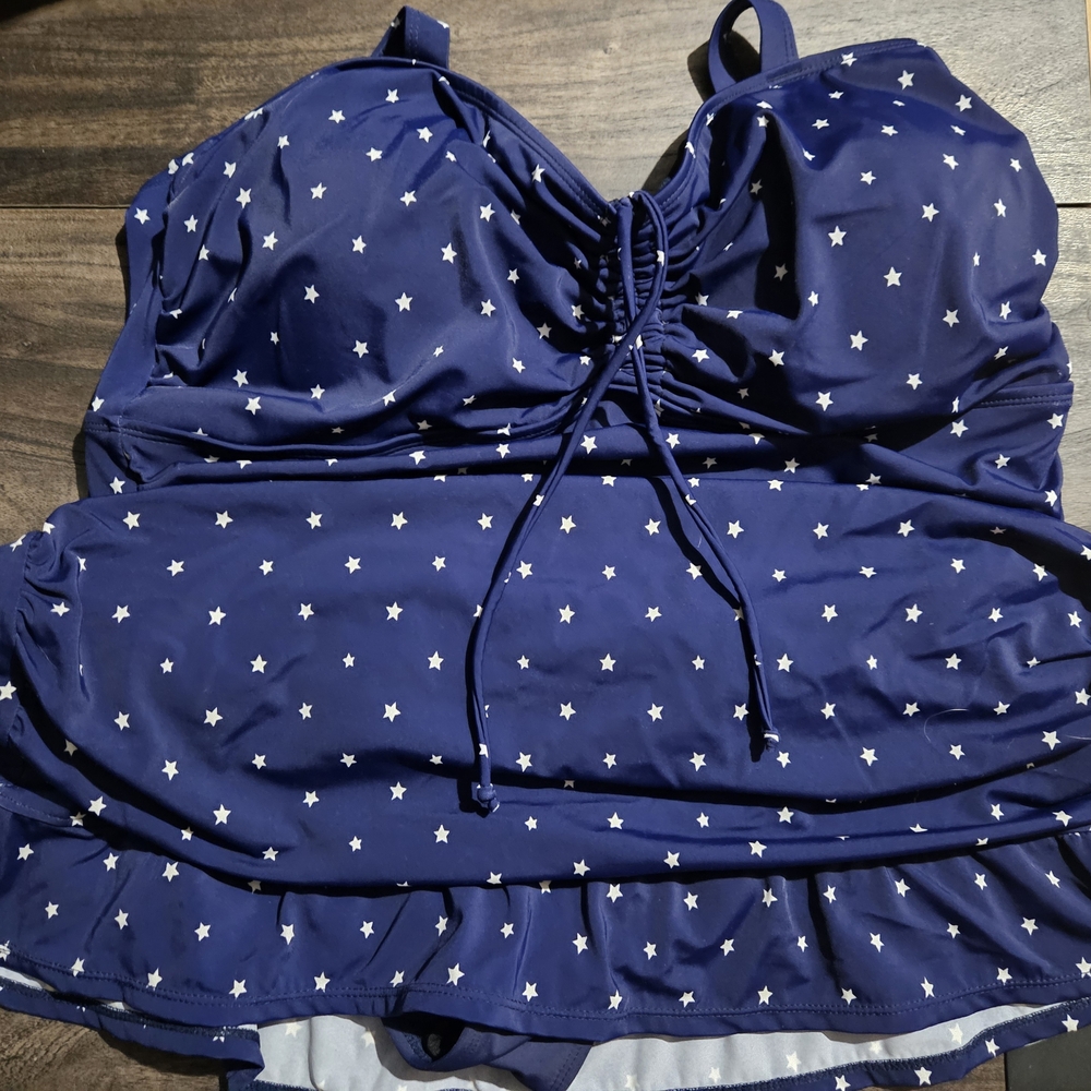 Elegant Starry Blue Women's One Piece Swimsuit
